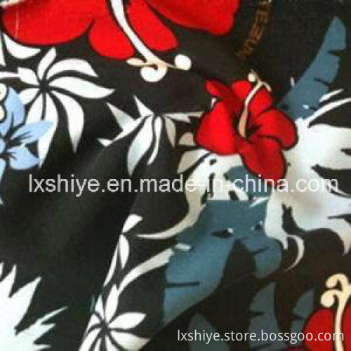 100% Polyester Printed Flower Design Home Textile Fabric